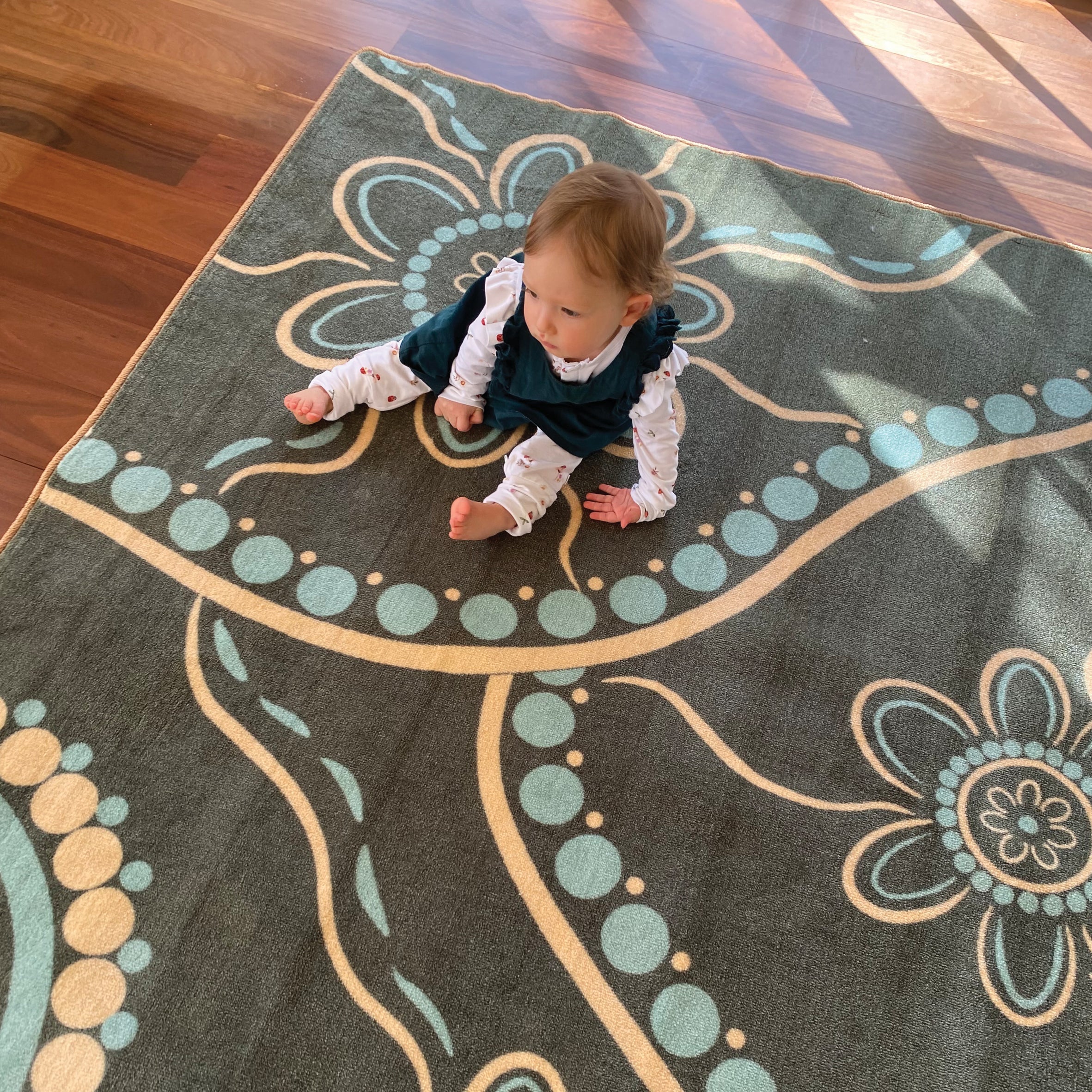 Aboriginal Eucalyptus Rug