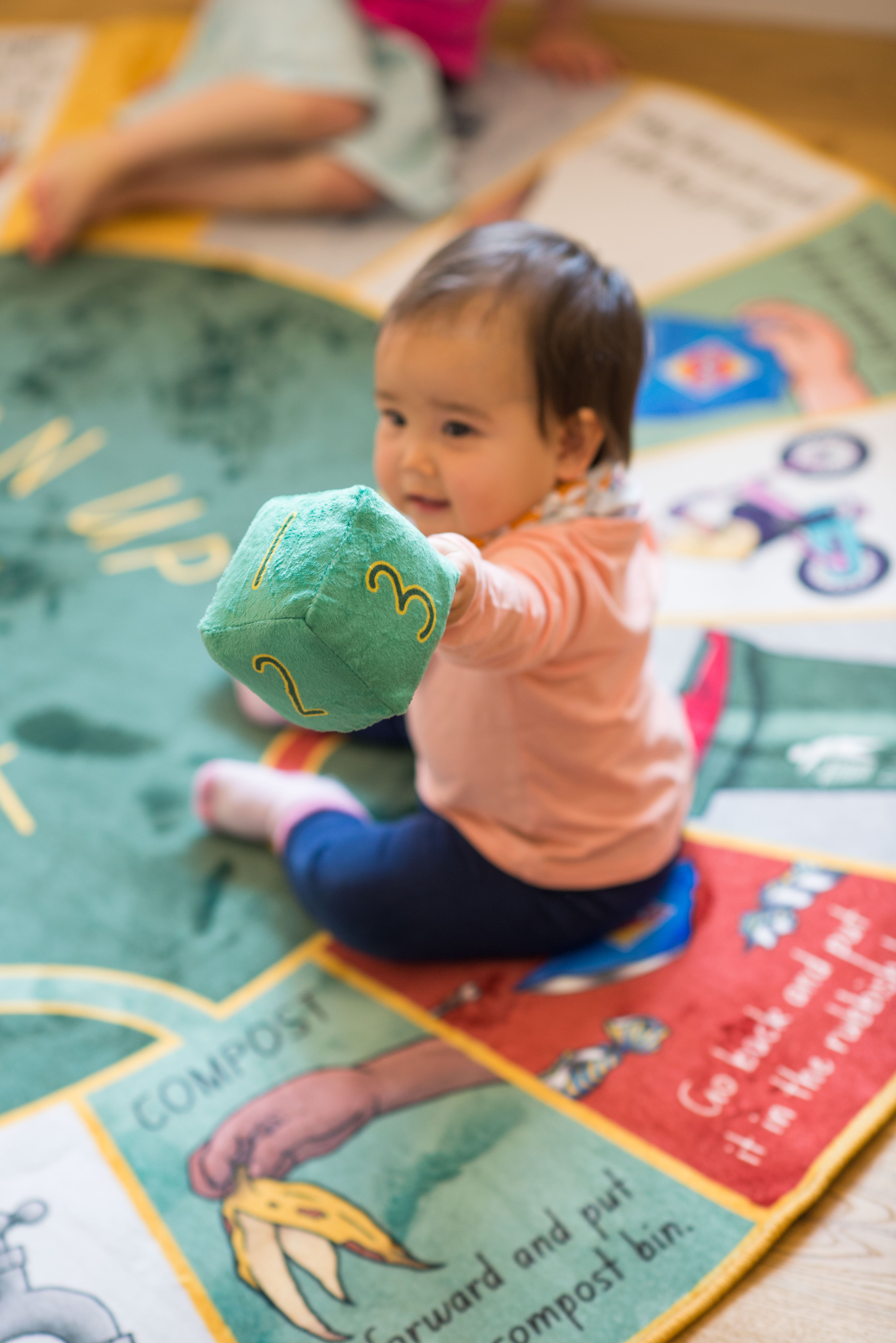 Clean up the Carpet with soft Dice