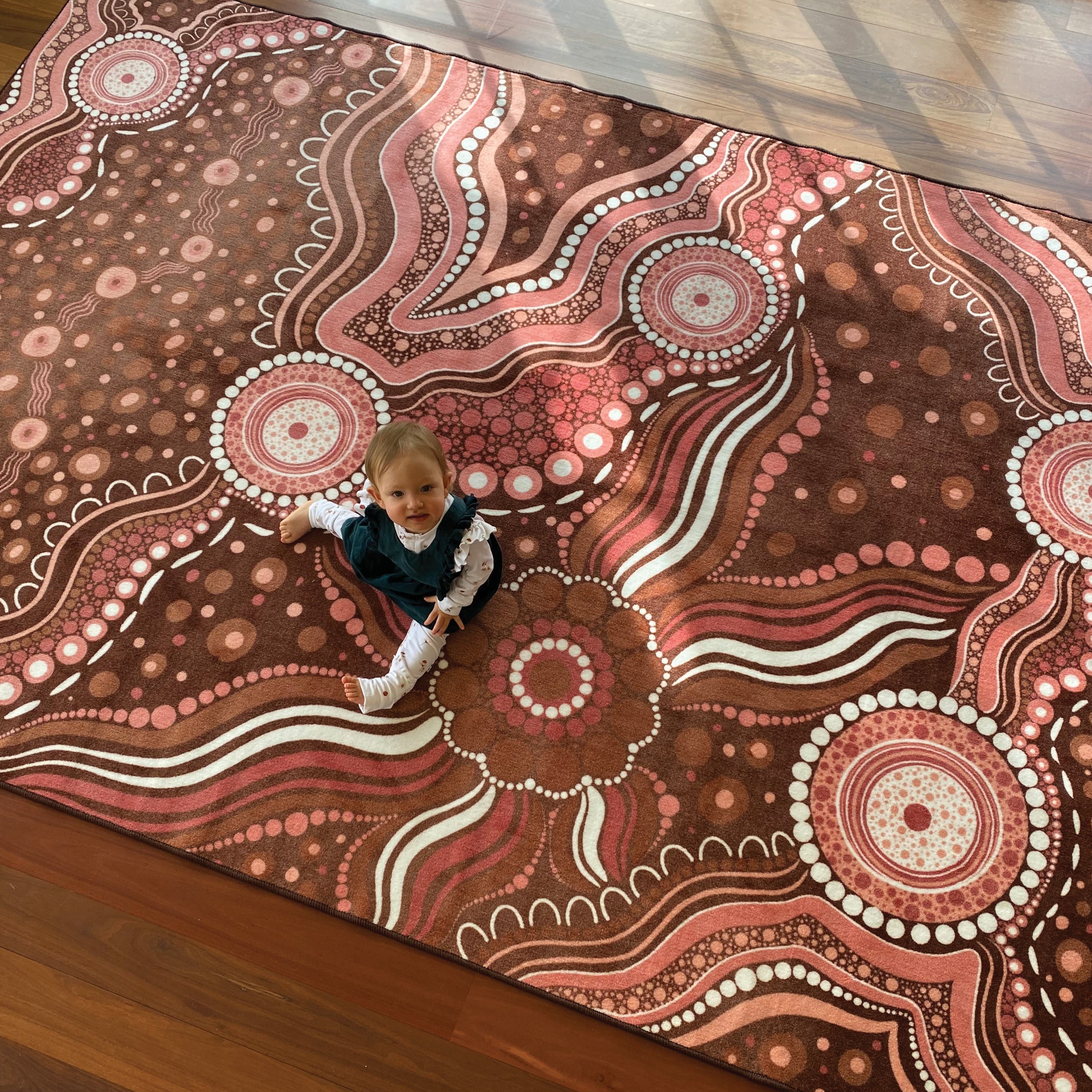 Bush Dreaming Indigenous Rug